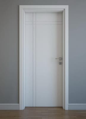 Štok i sobna vrata sa kvakom